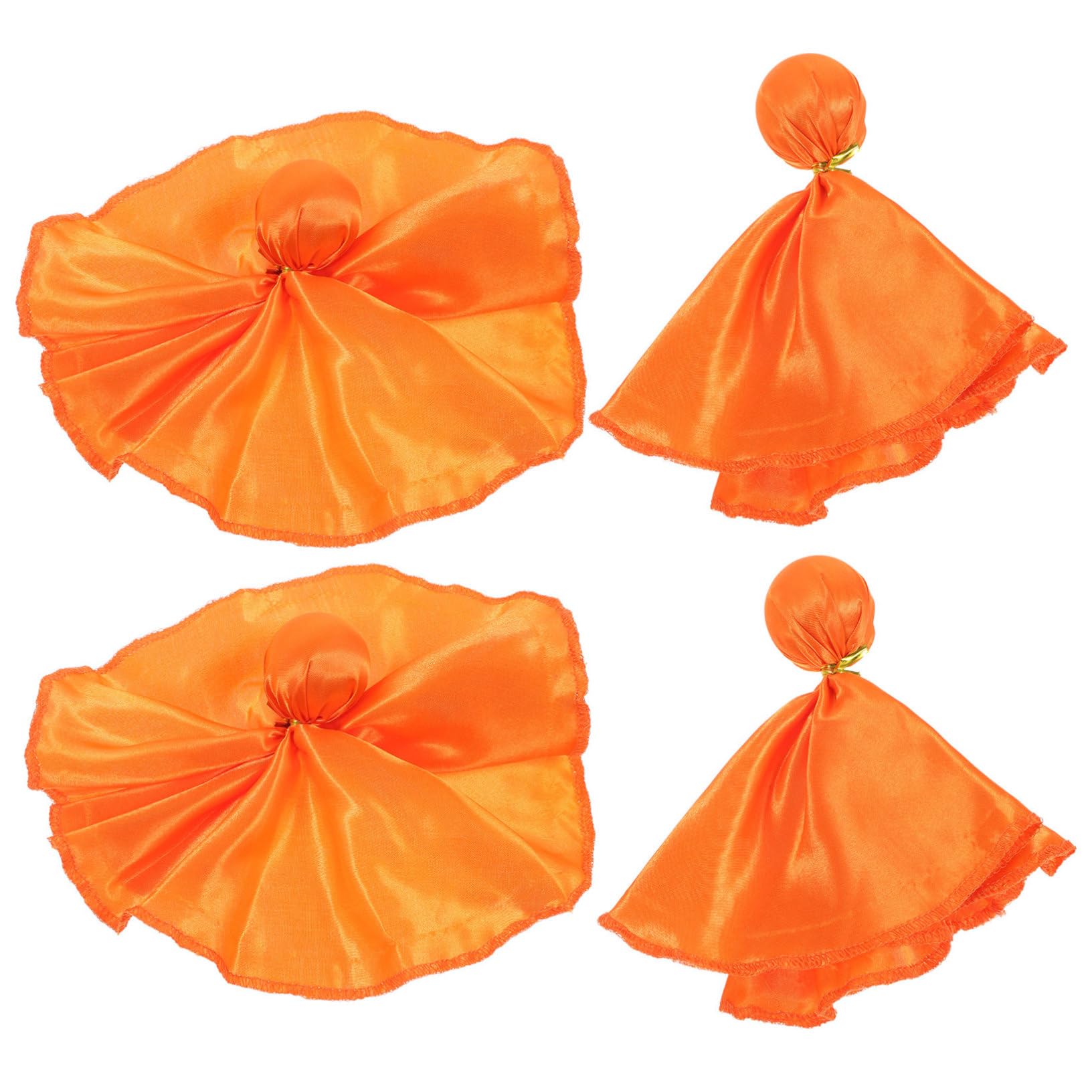 Yardwe Soccer Penalty Flag Kit 4pcs Football Flags Orange Sports Game Accessory Referee Kit