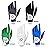 FINGER TEN Mens Golf Glove Left Hand Right Handed Golfer Rain Grip 1 Pack, Durable Fit for Hot Wet All Weather Small Medium Large XL XXL 3XL (Blue, X-Small)