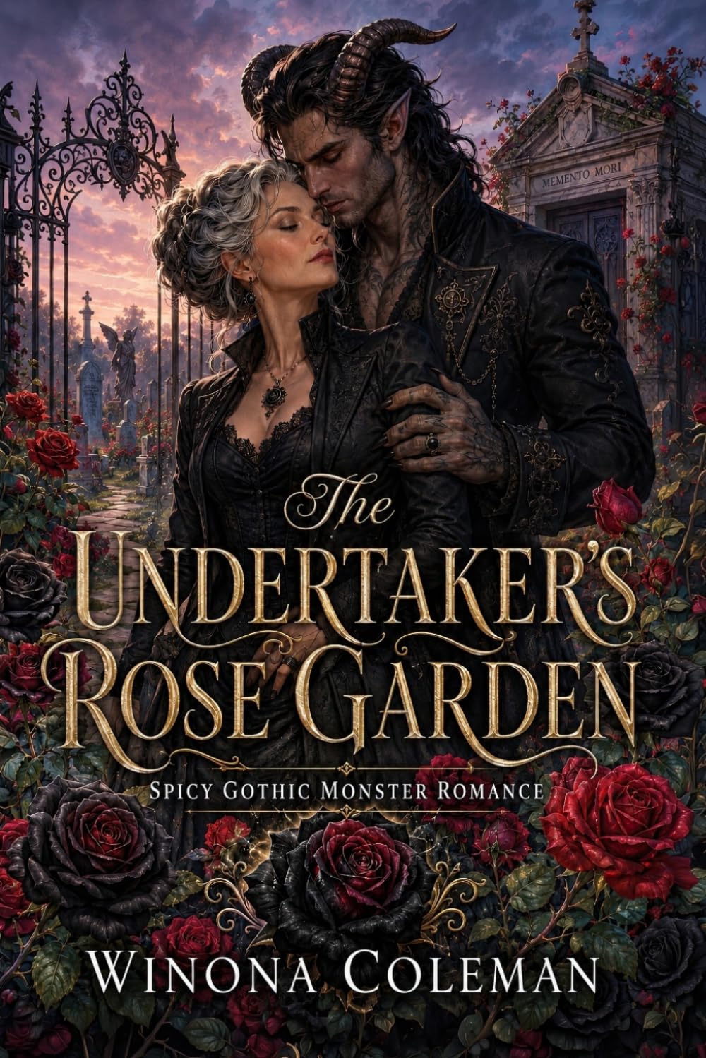 The Undertaker's Rose Garden: Spicy Gothic Monster Romance (The Gravebloom Court)