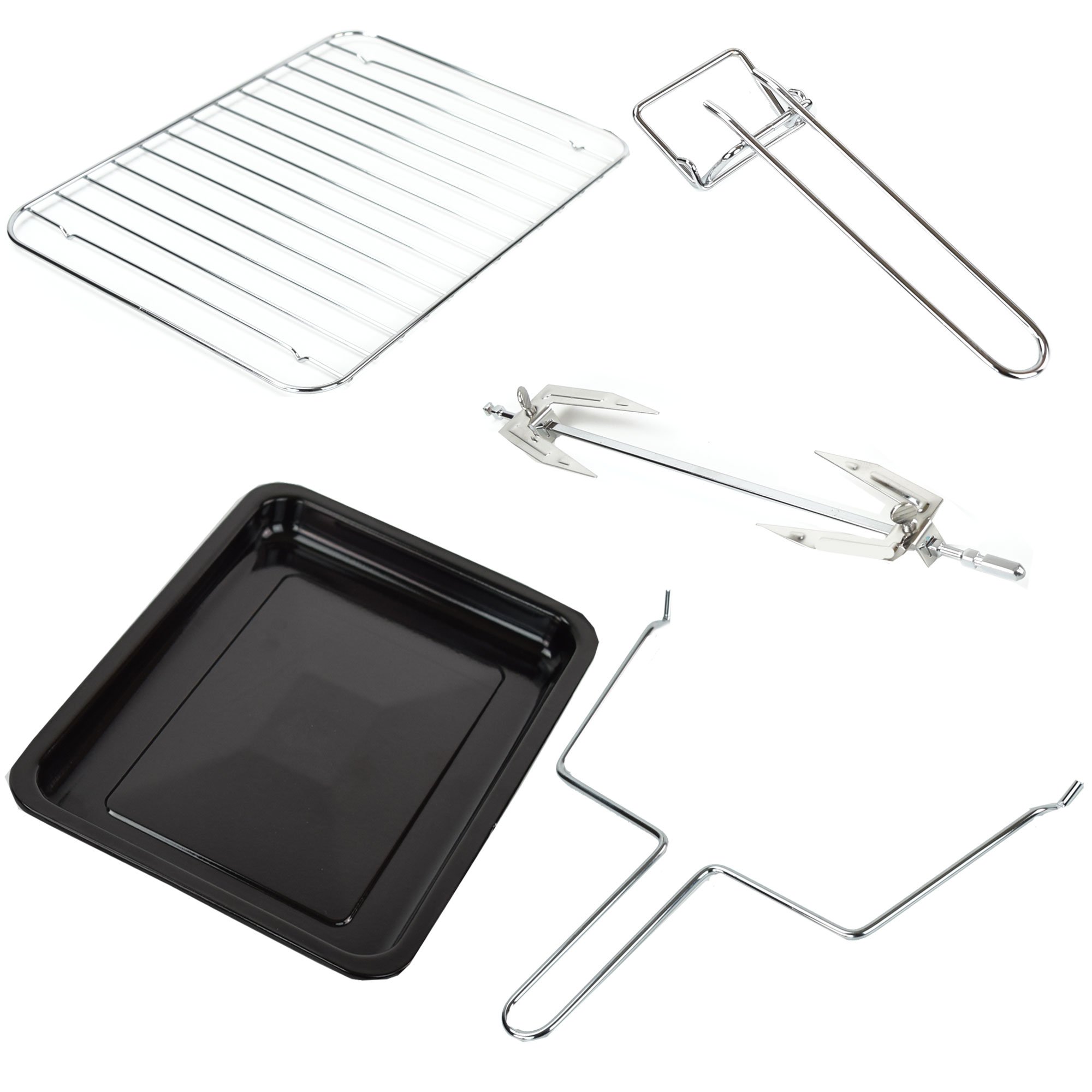 Syntrox Germany 18 Liter Mini Stand Backofen mit Umluft und Drehspieß Miniofen Minibackofen Pizzaofen
