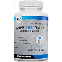 L-Arginine Cardio Complete Nitric Oxide Support Formula, 180 Capsules | L-arginine formula created to support nitric oxide production, circulation, cardiovascular wellness, and performance.