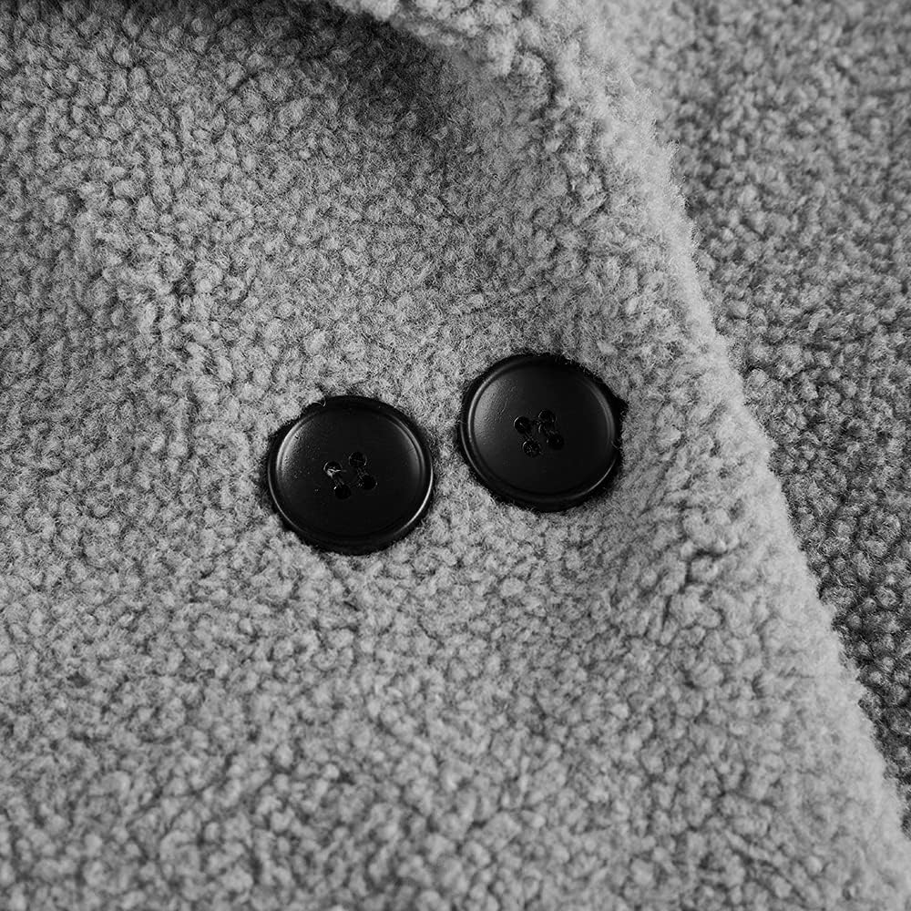 rrhss Baby Girls Faux Fur Teddy Long Coat Toddler Kids Winter Fleece Jacket Warm Outwear Clothes - Image 3