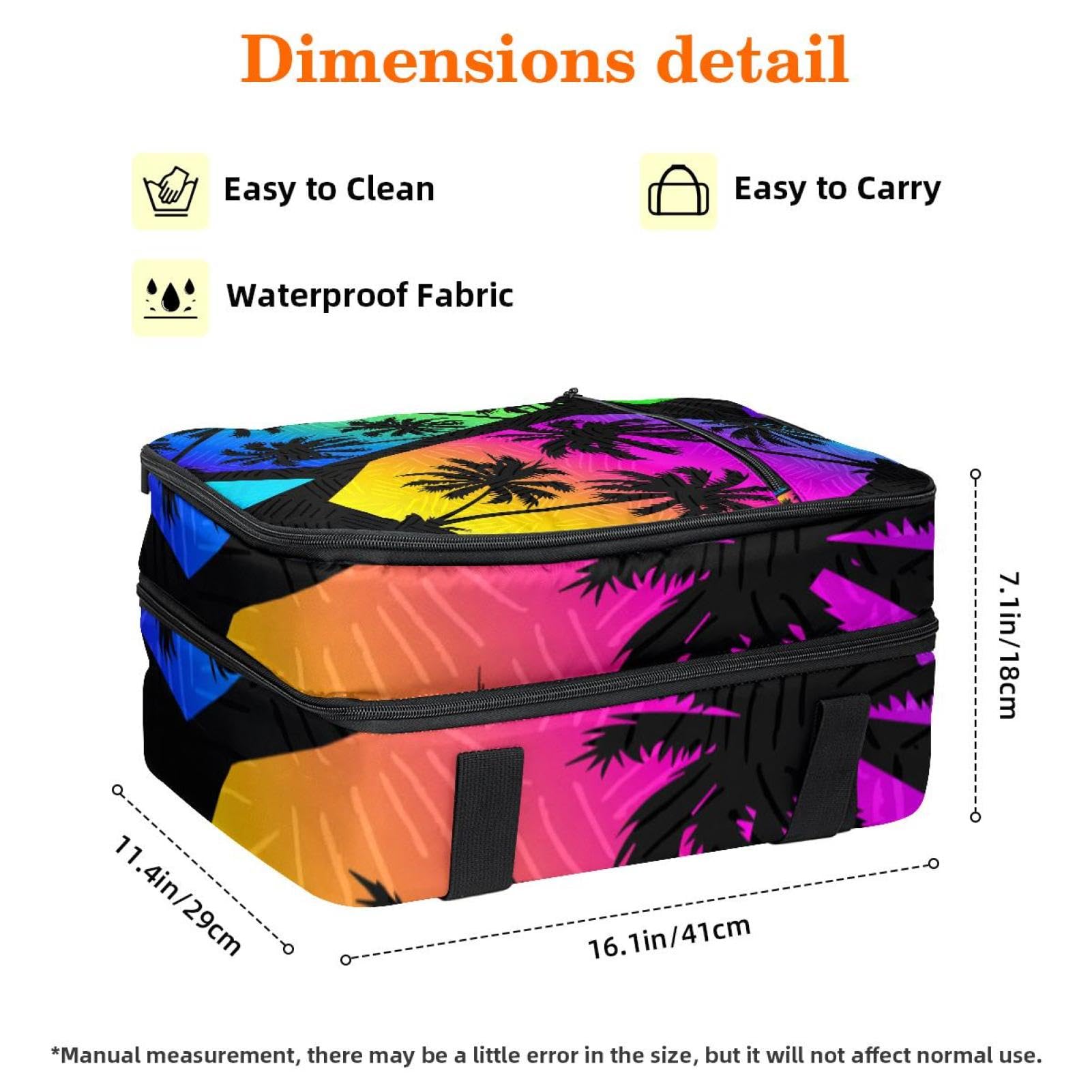 Grand sac à déjeuner isotherme pour homme et femme, double couche, étanche, étanche, réutilisable, sac fourre-tout pour le travail, l'école, le pique-nique, la plage, le camping, les voyages, motif