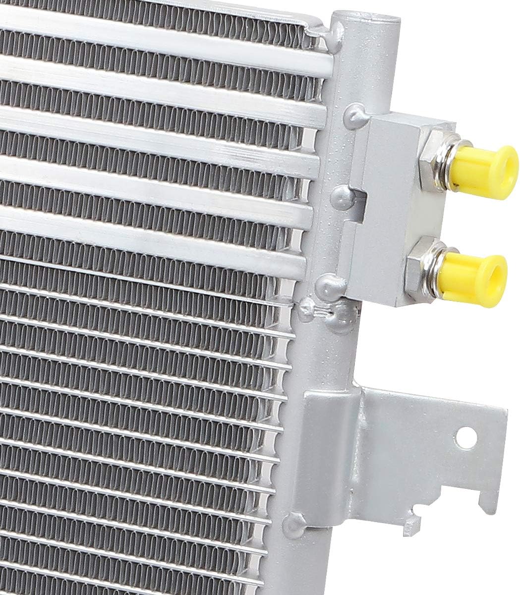 DNA MOTORING OEM-CDS-3586 3586 Aluminum Air Conditioning A/C Condenser Compatible with CHRYSLER 200 2011-2014, Metallic