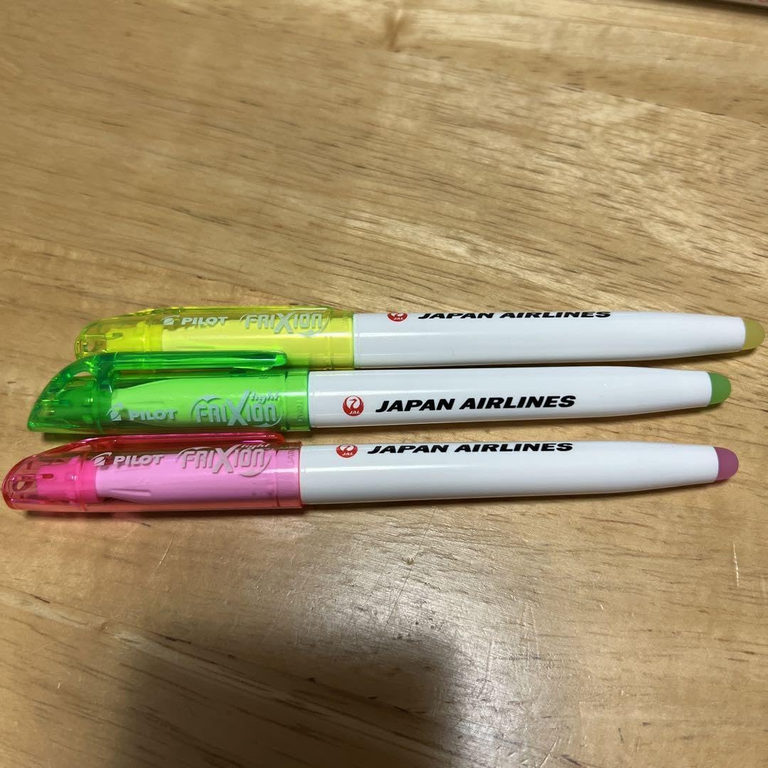 Amazon.co.jp: JAL エアバス A350 就航記念 蛍光ペン3本セット