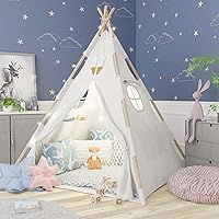 Algopix Similar Product 4 - Kids Teepee Tent for Kids  With Fairy