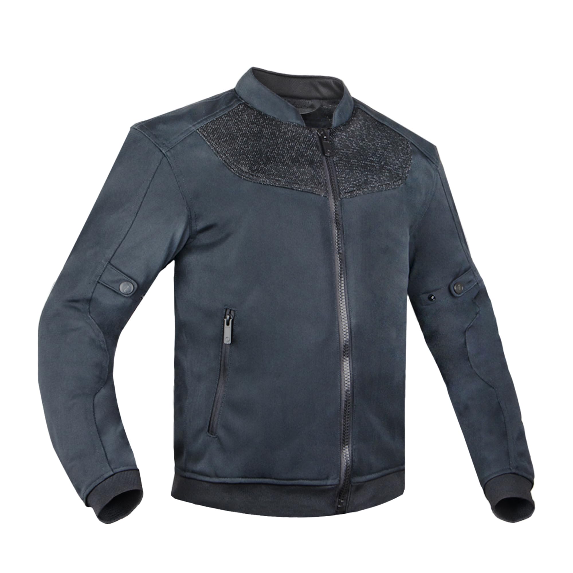 Rynox Downtown Pro Jacket - Motorcycle Riding Jacket | Impact Protection | Abrasion Resistance |Super Ventilated Shell | Increased Low-Light Visibility | Urban Comfort Fit - Mid Night Black, Medium-image-20