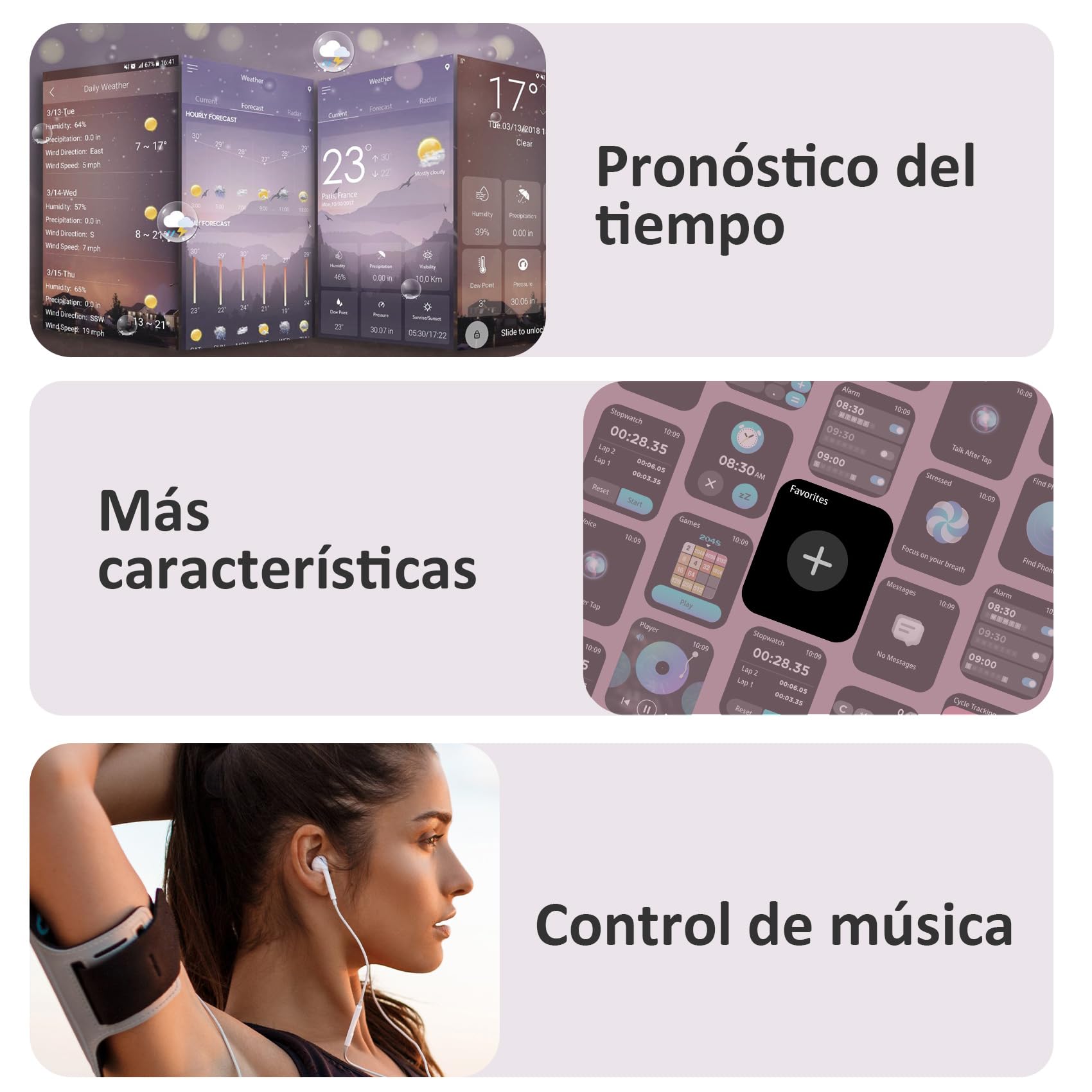 Blackview Reloj Inteligente Mujer con Llamadas Bluetooth, Pulsómetro/Oxímetro/Sueño/Podómetro, 1.85" Smartwatch con Whatsapp Mensajes, 100 Modos Deportivos, Pulsera Actividad para Android iOS
