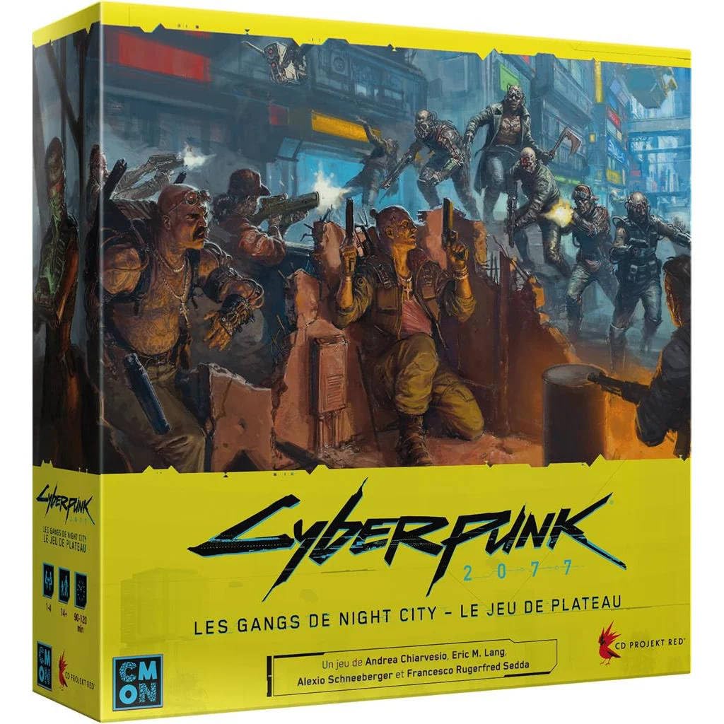 Cyberpunk 2077: Nocne Miasto Gangów | Strategiczna i Taktyczna gra planszowa | Zdominuj Nocne Miasto na czele Gangu | Figurki, Moda Solo & Oficjalny motyw CD Projekt Red