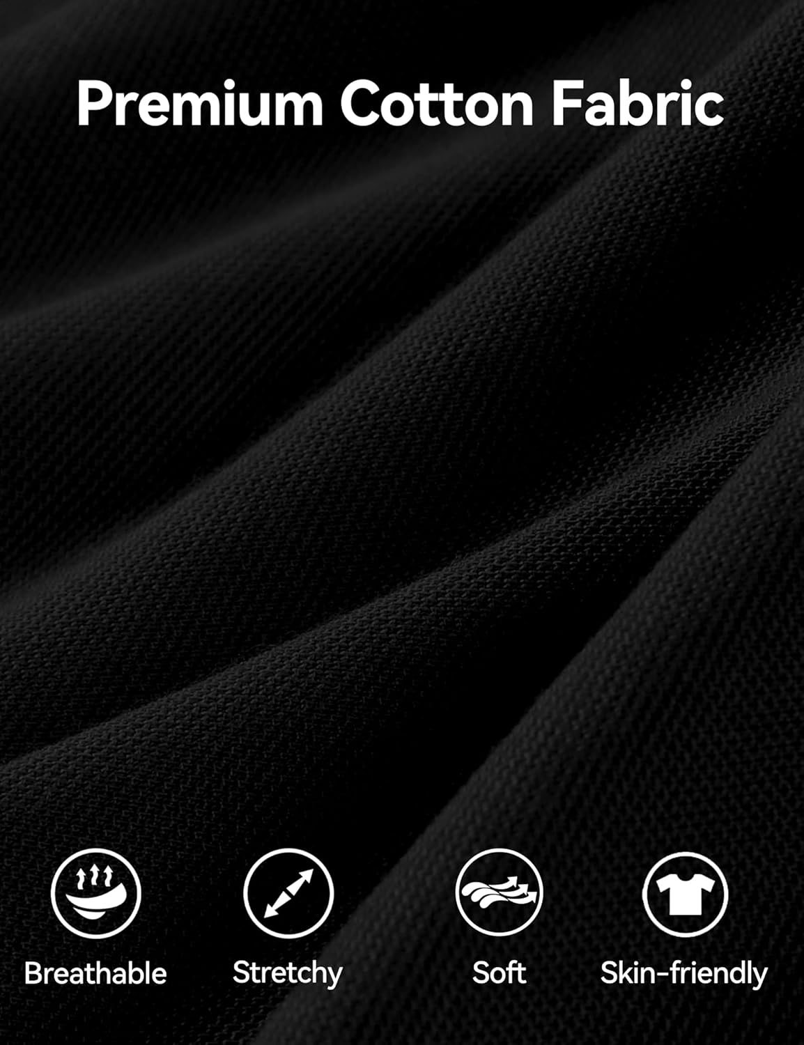 KEREDA Long Sleeve Uniform Shirts for Girls Cotton School Polo Shirts with Button for Kids - Image 5