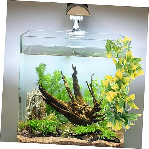Miniatura 7 de 4 unids reptil ratán paisajismo artificial acuario plantas acuario plantas subacuáticas escalada terrario planta reptisoil plantas artificiales