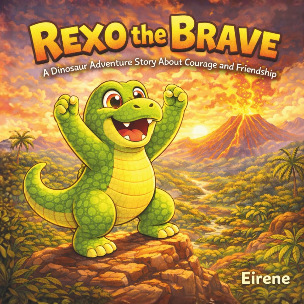 Rexo the Brave: A Dinosaur Adventure Story About Courage and Friendship (Rexo Adventures – Book 1)