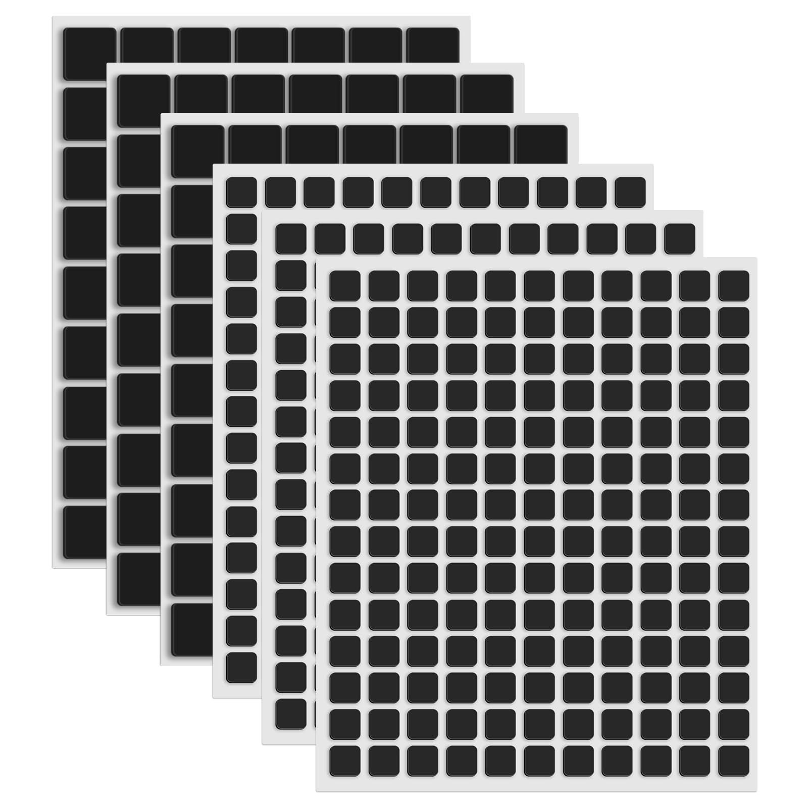 30 Mm | 1000 Pcs Pastilles Adhésives Double Face En Papier Intissé, Adhérence Forte/forte