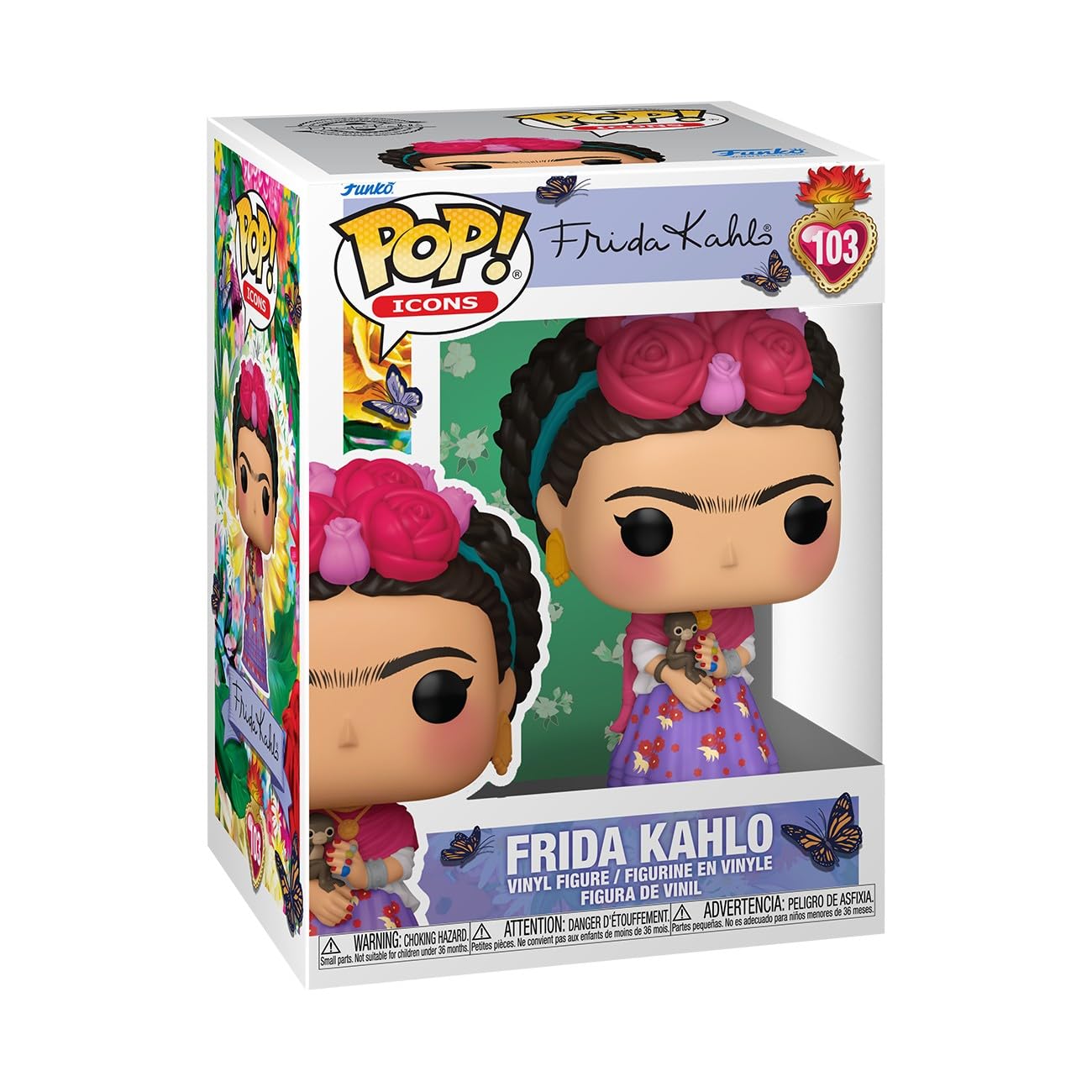 Funko POP! Icons: Frida Kahlo - Collectable Vinyl Figure - Gift Idea - Official Merchandise - Toys For Kids & Adults - Model Figure for Collectors and Display