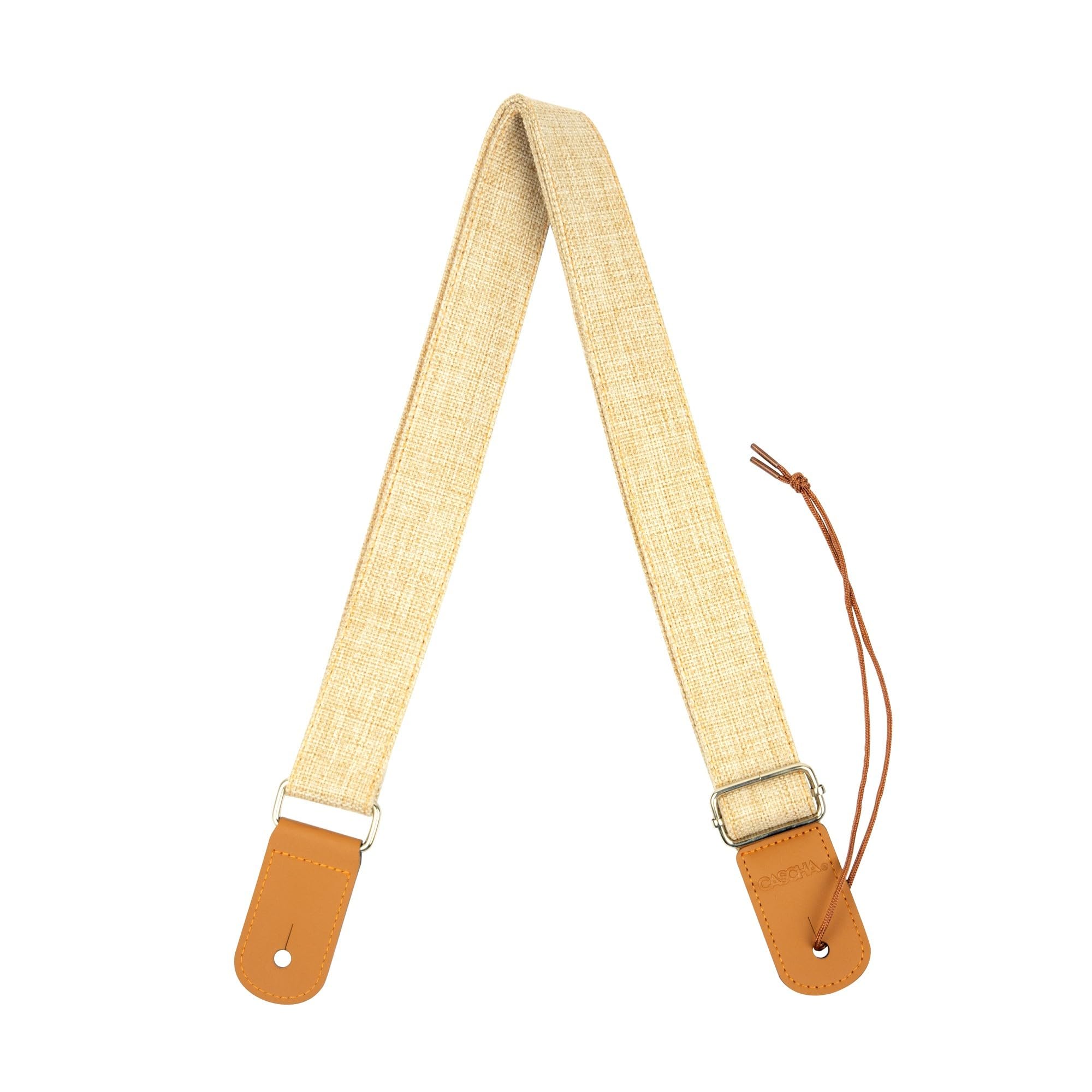 Cascha HH 2202 Ukulele Strap, Cotton (Beige)