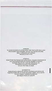 100 Pieces 11X14” Self Sealing Thick 1.57 mil Poly Bags with Suffocation Warning, Vent Holes (11X14 Inches)