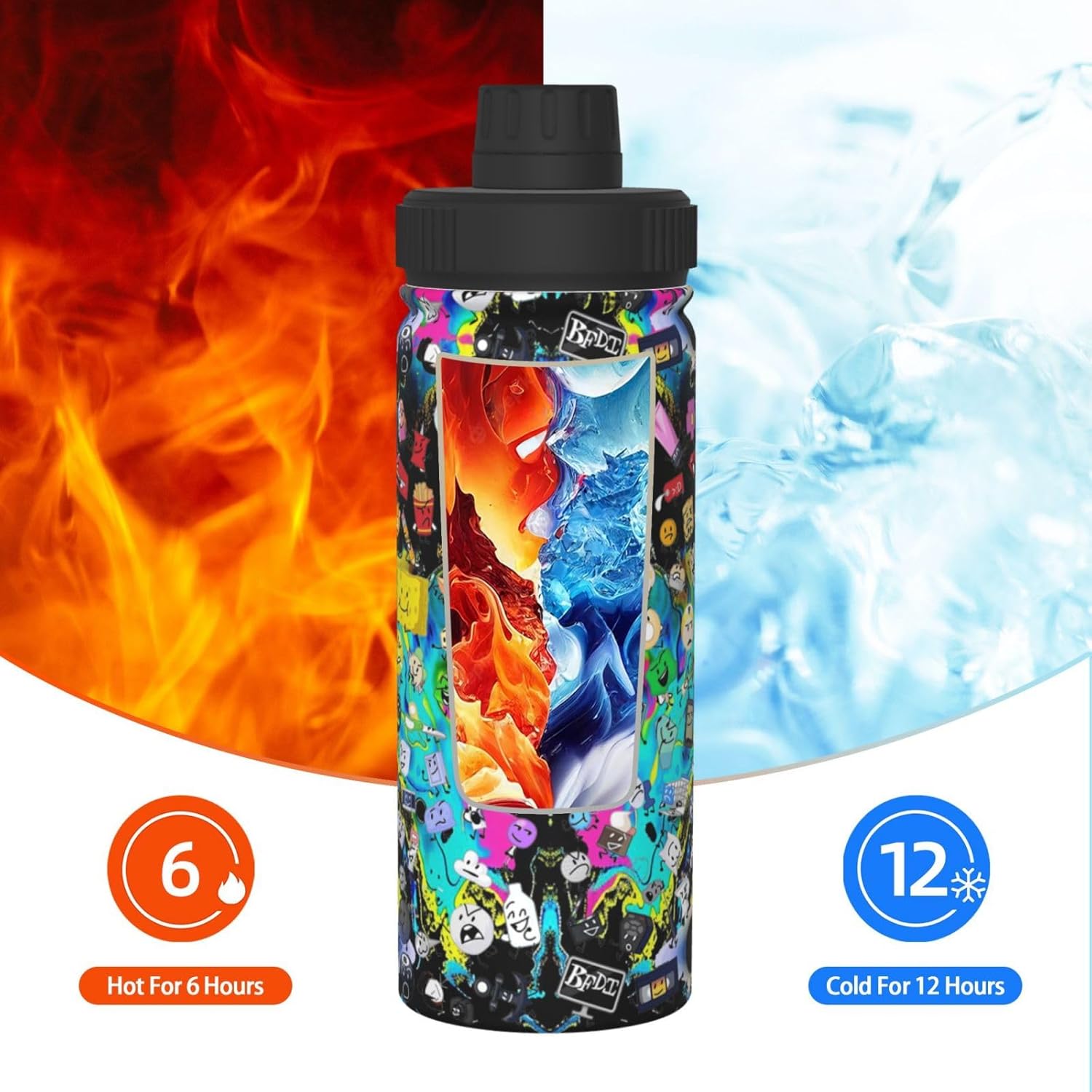Insulated Cups With Handle, Sports Water Kettle, Water Bottle Insulated 18oz