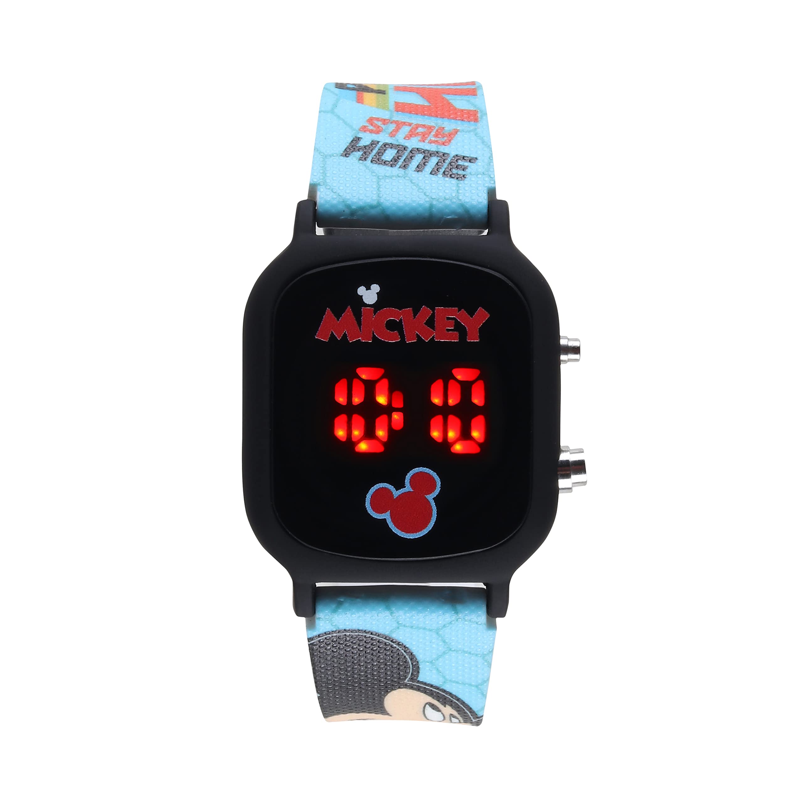 DisneyMicky Wrist Square Kids Digital Wrist Watch Multicolor Birthday Gift for Boy Girl Age 3 to 12 Years