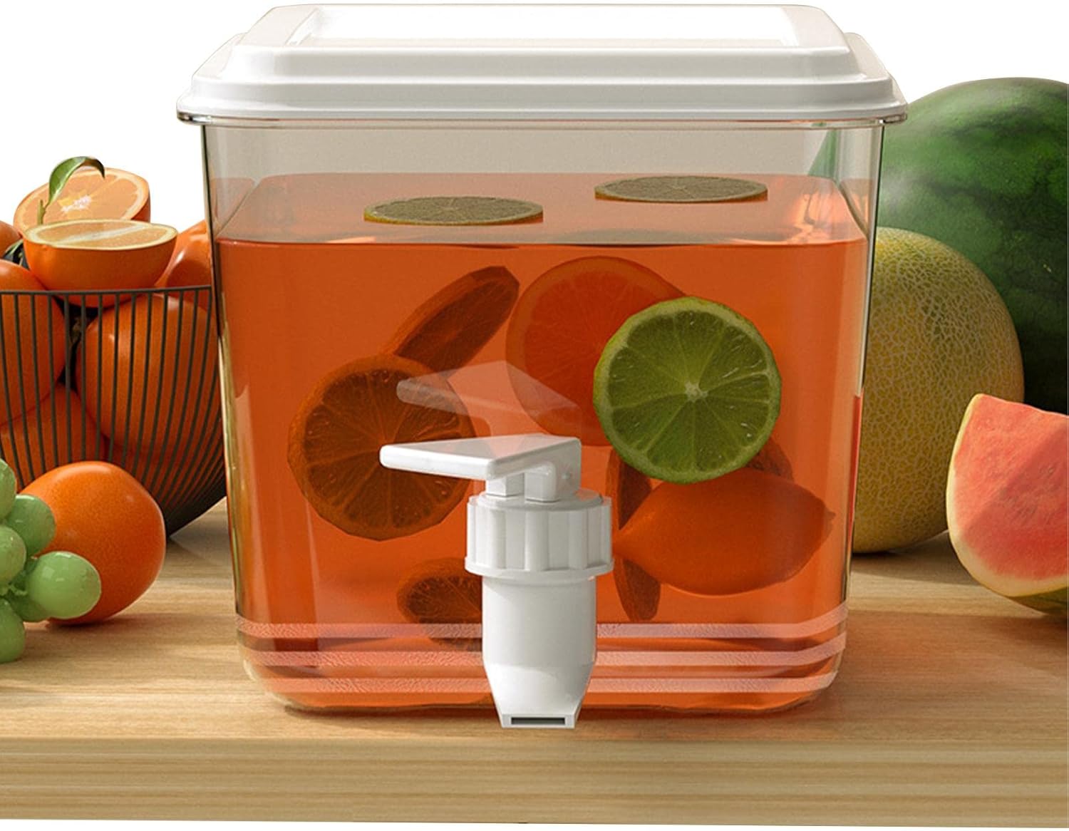 Cirdora Drinks Dispenser 5L Fridge Water Dispenser With Tap Fridge Jug