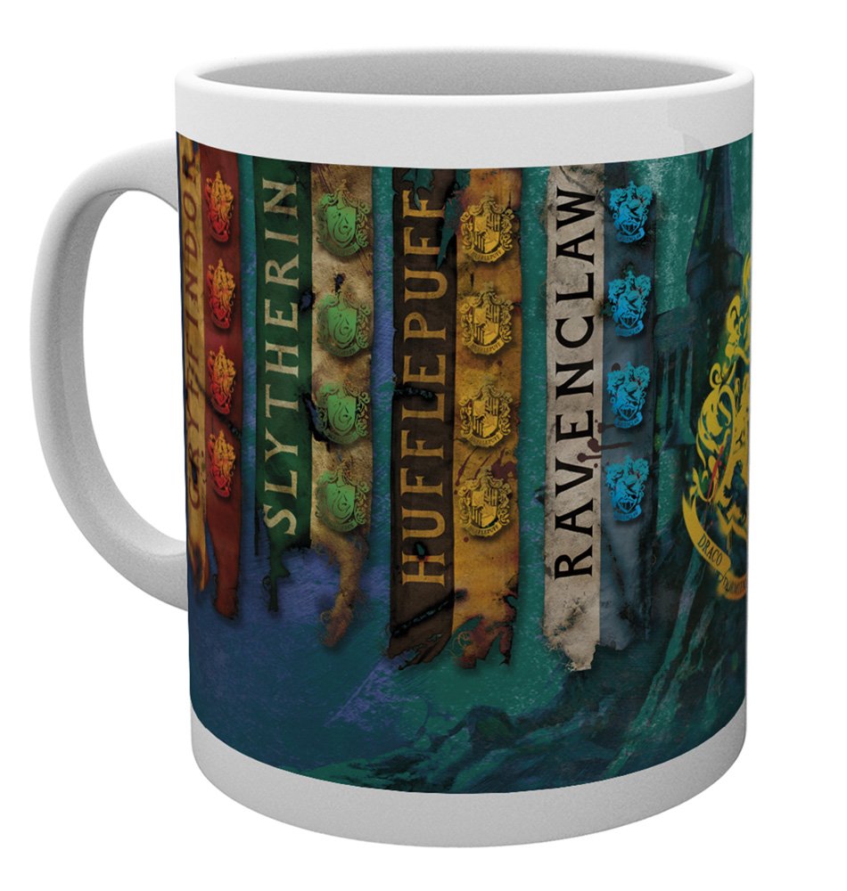 Gb Eye Multicolour Harry Potter House Flags Mug