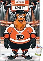 Vista 15 de Trends International NHL Philadelphia Flyers - Póster de pared Gritty 19, 22.375 x 34 pulgadas, versión sin marco