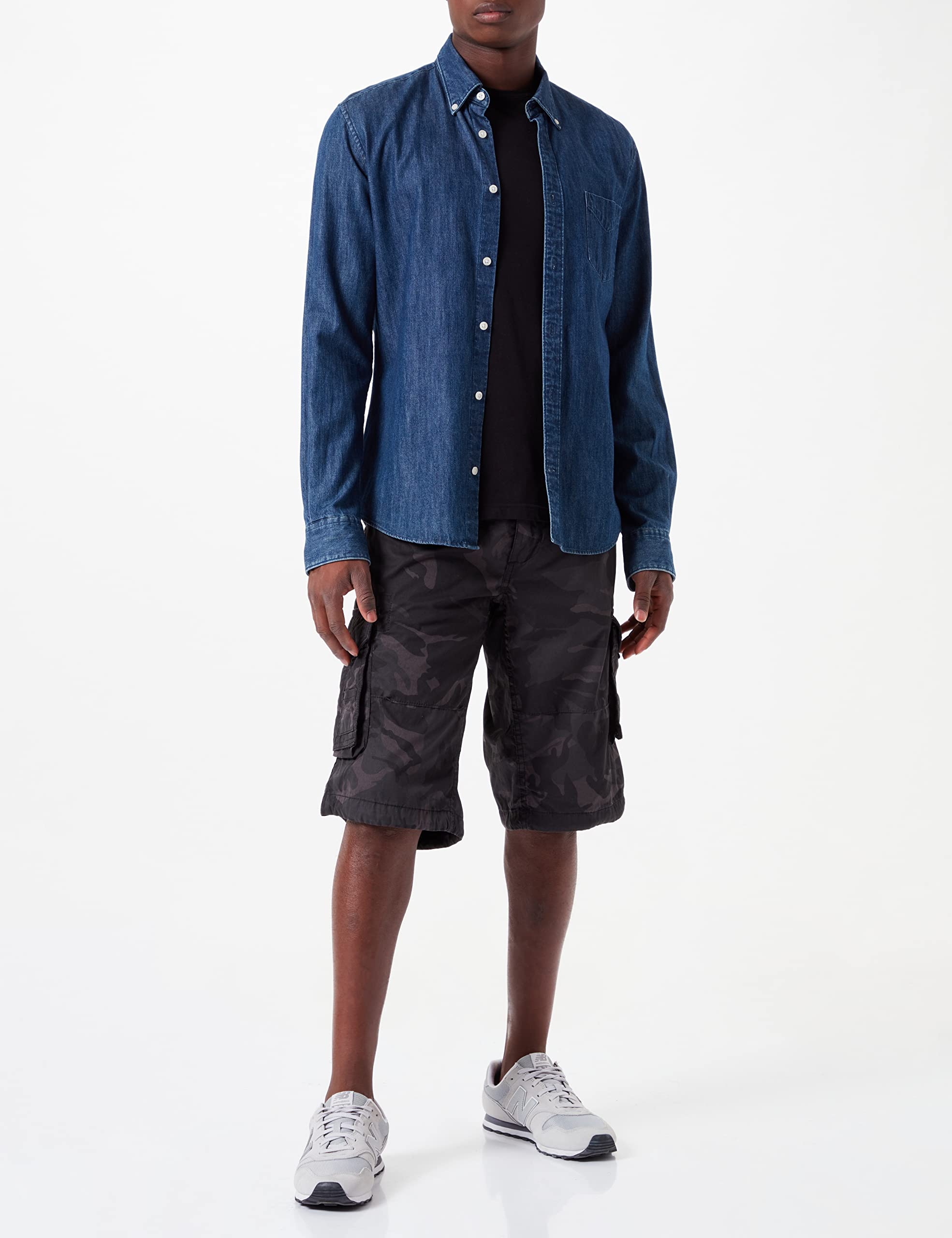 ALPHA INDUSTRIES Herren Cargos Jet Short Camo Short für Herren