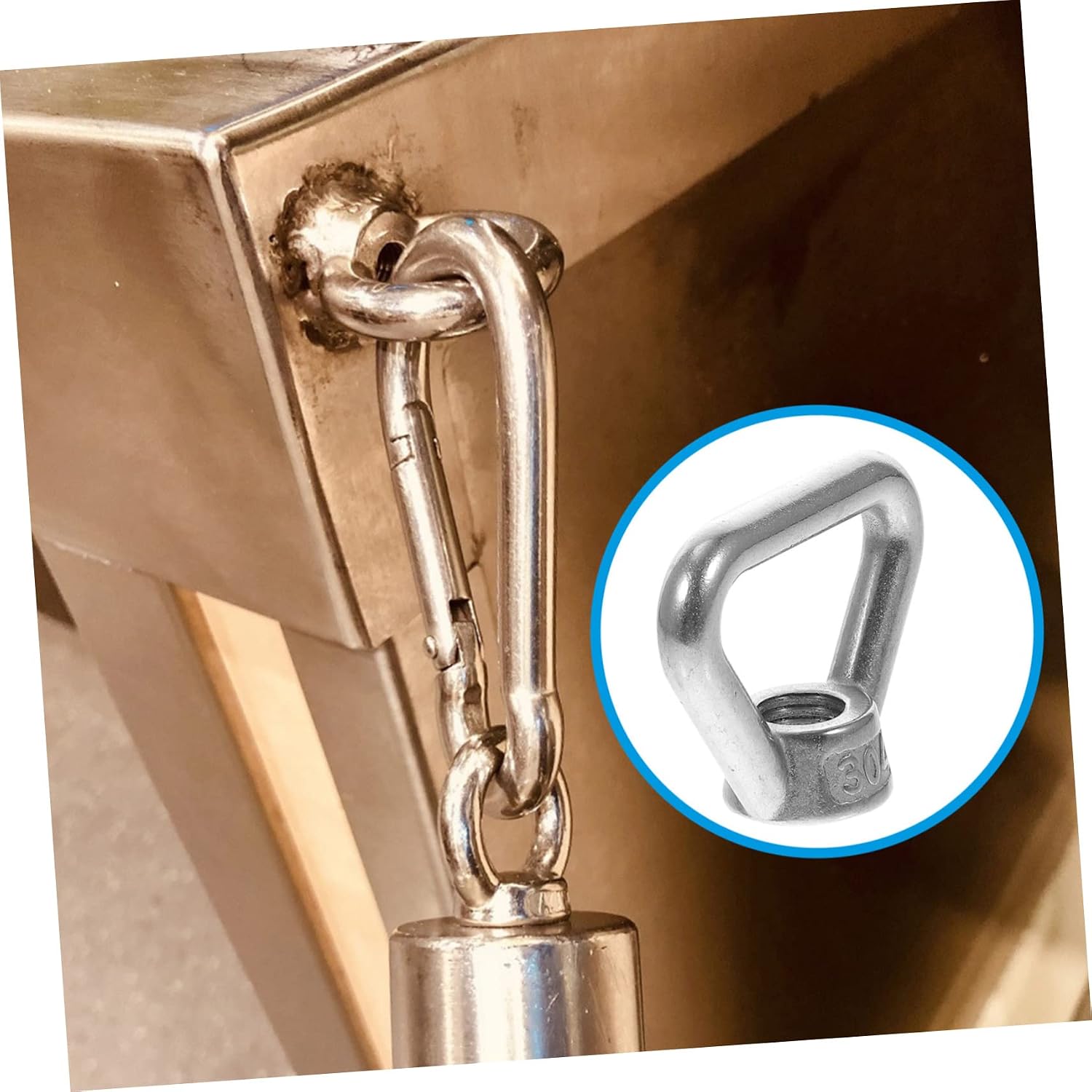 Stainless Steel Triangle Eye Nut for Construction Lifting