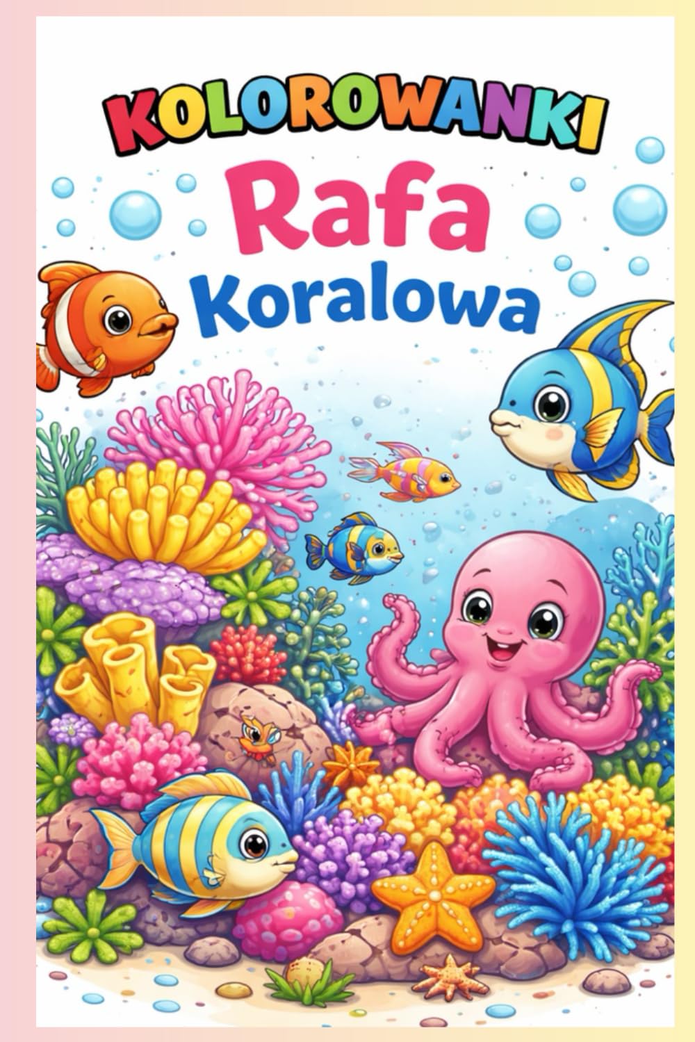Kolorowanki rafa koralowa: wodny świat