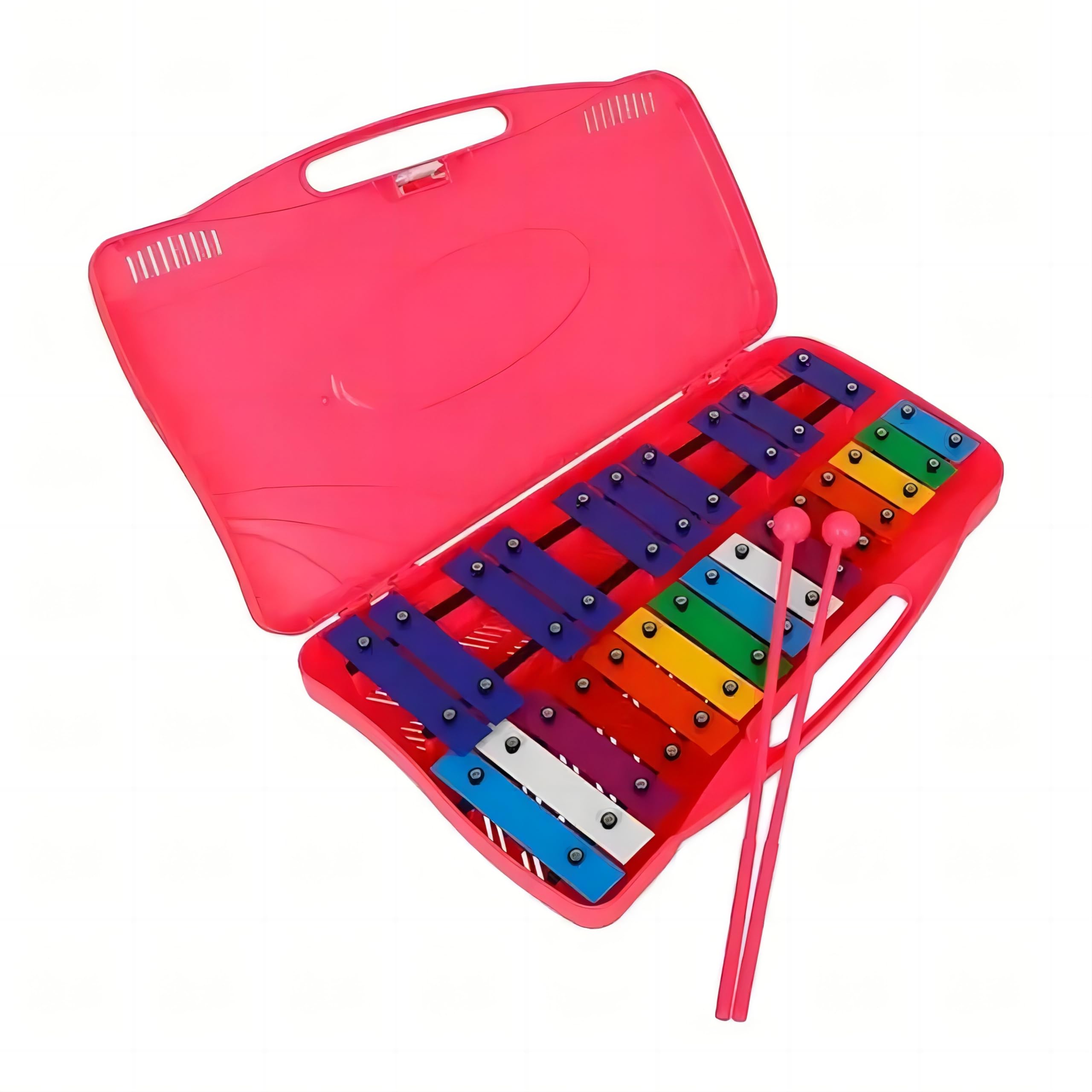 YAYUZEST 25 Note Xylophone Professional Glockenspiel with Yellow Case Stick