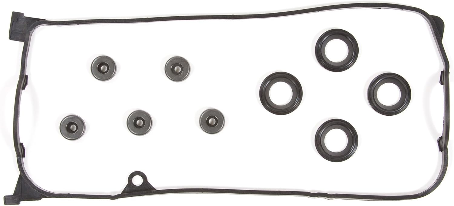 Evergreen TBK312VC Compatible With/Replacement For Honda Civic DX EX GX LX 1.7 Timing Seal D17A Timing Belt Kit Valve Cover Gasket GMB Water Pump