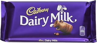 Cadbury Dairy Milk Chocolate Bars 180g Pack of 2 - Creamy British Classic Milk Chocolate Treat