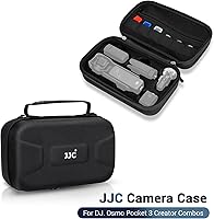 Vista 2 de Funda rígida OSMO Pocket 3, bolsa de protección portátil de EVA con correa larga de 53.54 pulgadas y 3 fundas para tarjetas microSD para Xtra Muse