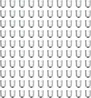 uxcell 200Pcs Spiral Boning Sewing Tips, 8x5x2.3mm Carbon Steel Spiral Corset Boning Caps for Costume Bridal Dress DIY Crafts Decoration