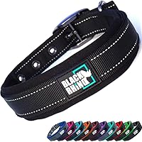 Vista 33 de Black Rhino Collar de perro para perros grandes - Collar de perro ajustable, reflectante y resistente de alta calidad con acolchado ultrasuave