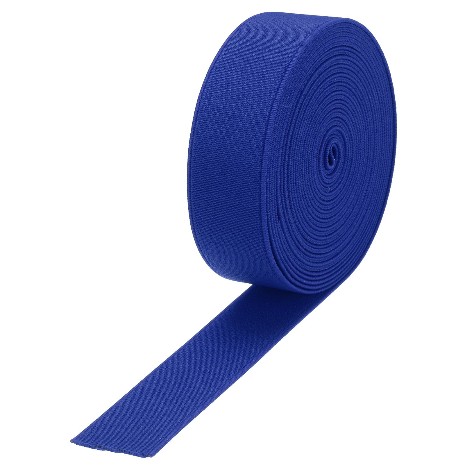 MECCANIXITY Elastic Bands for Sewing 1.2"(3cm) 5 Yard Blue Knit Elastic Spool High Elasticity for Wigs, Waistband, Pants