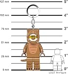 LEGO Lumière porte-clés - Ventilateur de costume T-Rex (KE237H), Très grande, 7.6cm Graphique supérieur