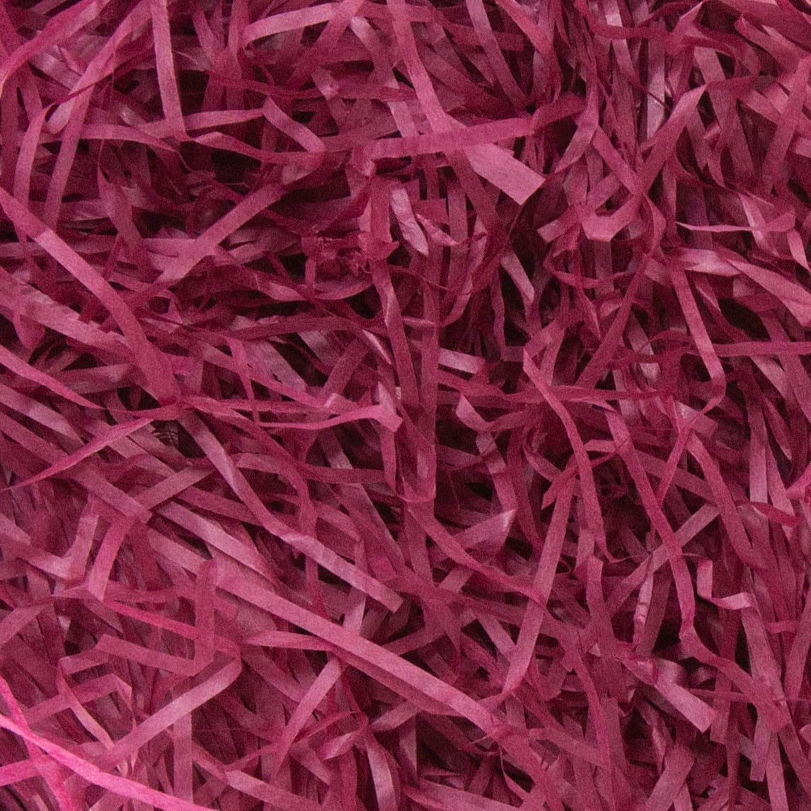 NIERBO Raffia Shreds Eco-Friendly Crinkle Confetti - Gift Box Filling Hamper Paper (Claret, 300g)