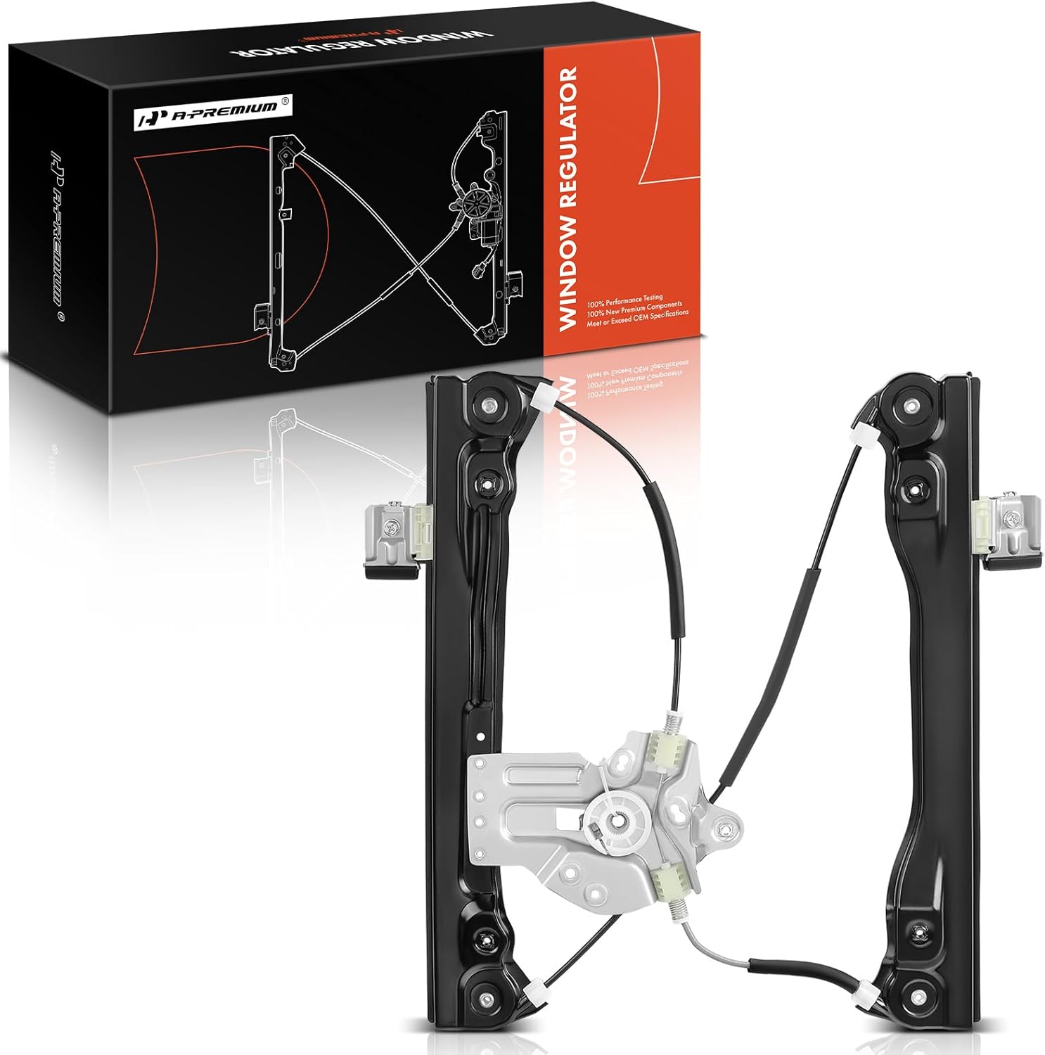 A-Premium Front Left Driver SidePower Window Regulator Without Motor Compatible with Chevrolet Cruze Limited 2016, Cruze 2011-2015, Sedan Only Front Driver (LH)