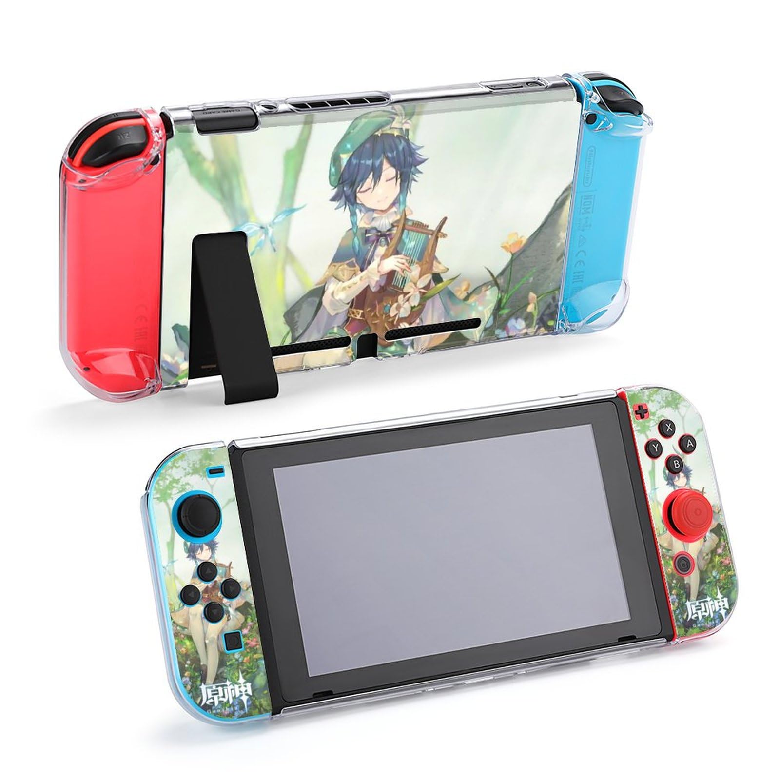 Amazon.co.jp: Switch カバー 原神 ウェンティ Switch ケース 分体式