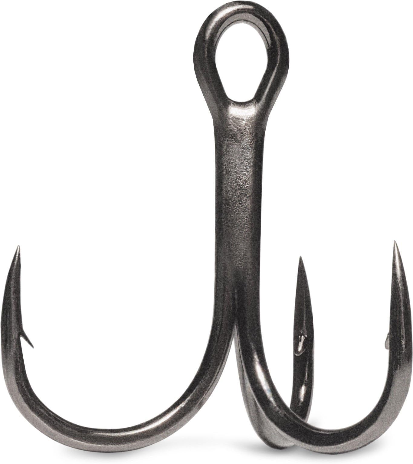 VMCHybrid Treble Hook 1X Black Nickel 4 Pack