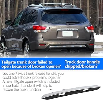 Amazon.com: Kavius Rear Liftgate Handle Garnish Molding
