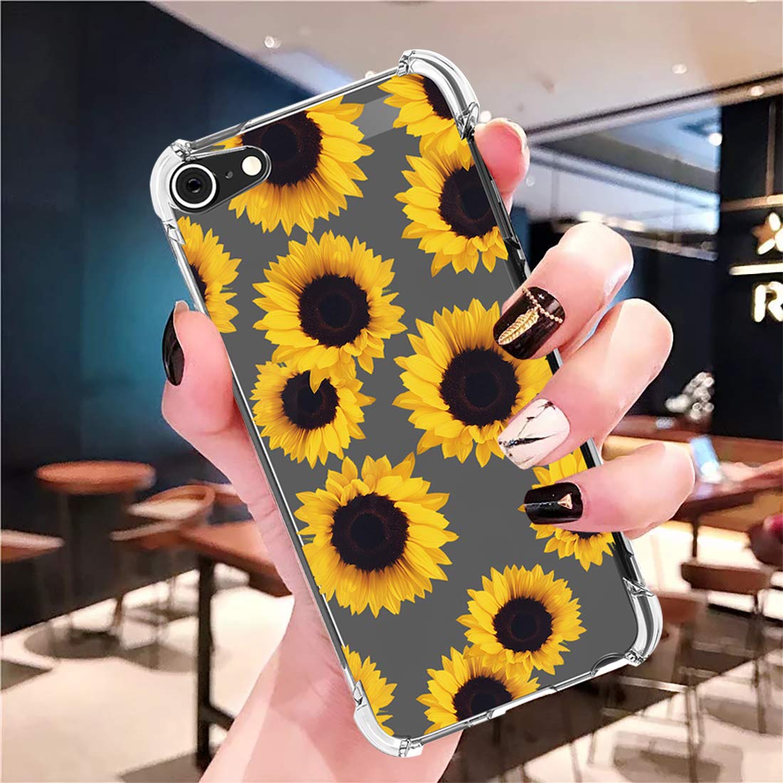 Schutzhülle Für IPod Touch 7/6/5 – Klare TPU Hülle Mit Blumenmuster, Stoßfest
