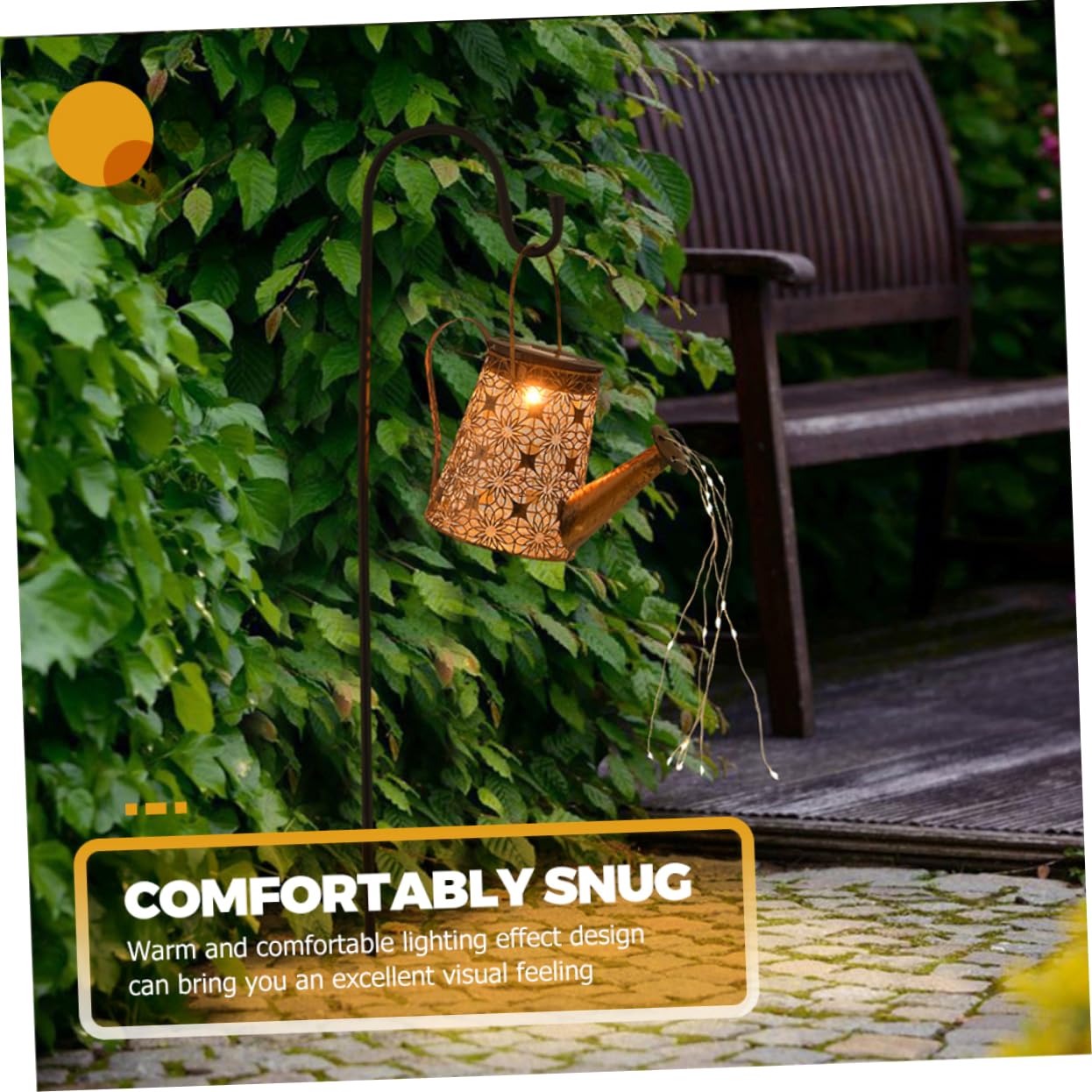 Gatuida Lampe Solaire Arrosoir Lumineux Éclairage Extérieur Décoratif Pour Jardin