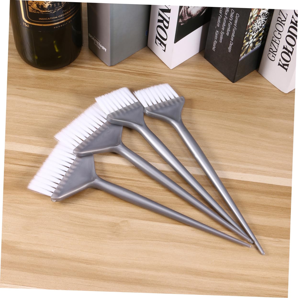 HAPINARY 6pcs Hair Dye Brush Highlighting Comb Extra Wide Dye Brush for Hair Coloring Salon Tools Easy Clean Soft Bristles