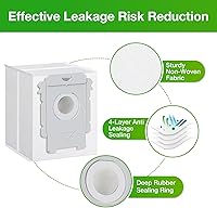 Vista 5 de VBN Paquete de 12 bolsas de repuesto para aspiradora Roomba, compatibles con iRobot Roomba 104 105 405 504 505 705 Combo 10 Max, i7+ i3+ i4+ i6+ i8+