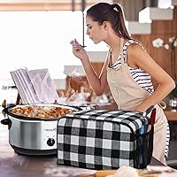 Vista 6 de BAGSPRITE Cubierta de olla de cocción lenta compatible con olla de cocción lenta y olla de cocción lenta Hamilton Beach 6, 7, 8 cuartos de galón