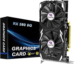 SHOWKINGS Radeon RX 580 Graphic Cards, 8GB 256Bit 2048SP GDDR5 AMD Video Card for Pc Gaming, DP HDMI DVI-Output, PCI Express 3.0 with Dual Fan for Office and Gaming