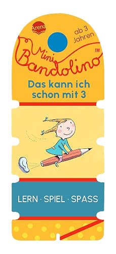 Mini Bandolino. Das kann ich schon mit 3: Lernspiel mit Lösungskontrolle für Kinder ab 3 Jahren