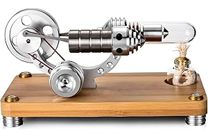 Sunnytech Hot Air Stirling Engine, A Scientific Exploration Toy with Vibrant Colors