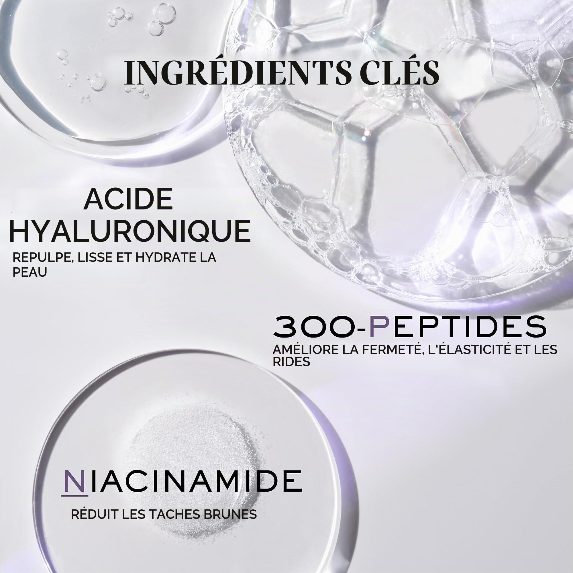 Lancôme - Rénergie H.P.N. 300-Peptide Crème Anti-Âge Haute Performance Rechargeable - Soin Visage, Cou et Front Raffermissant Anti-Rides et Anti-Taches - Haute Sensorialité - Fabriqué en France